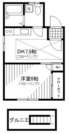 クララハイツの物件間取画像